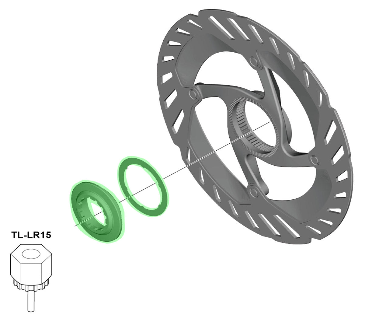 Ghiera Di Fissaggio Disco Shimano per SM-RT81/SM-RT67