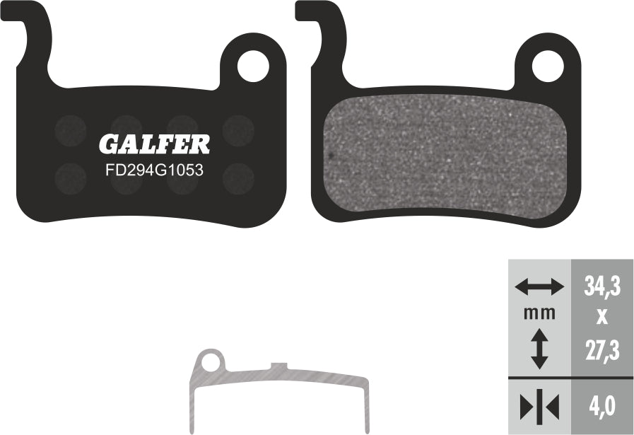 Galfer FD294G1053 Paderas de freno para Shimano Deore XT/LX/Saint 04-07/XTR 03