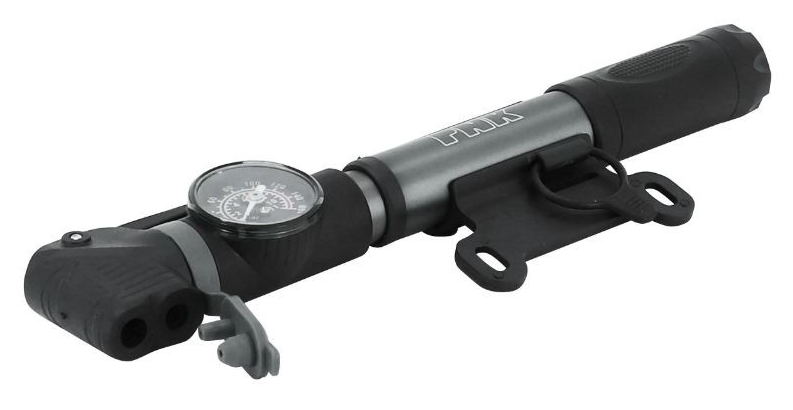 Mini pump with barbieri pressure gauge