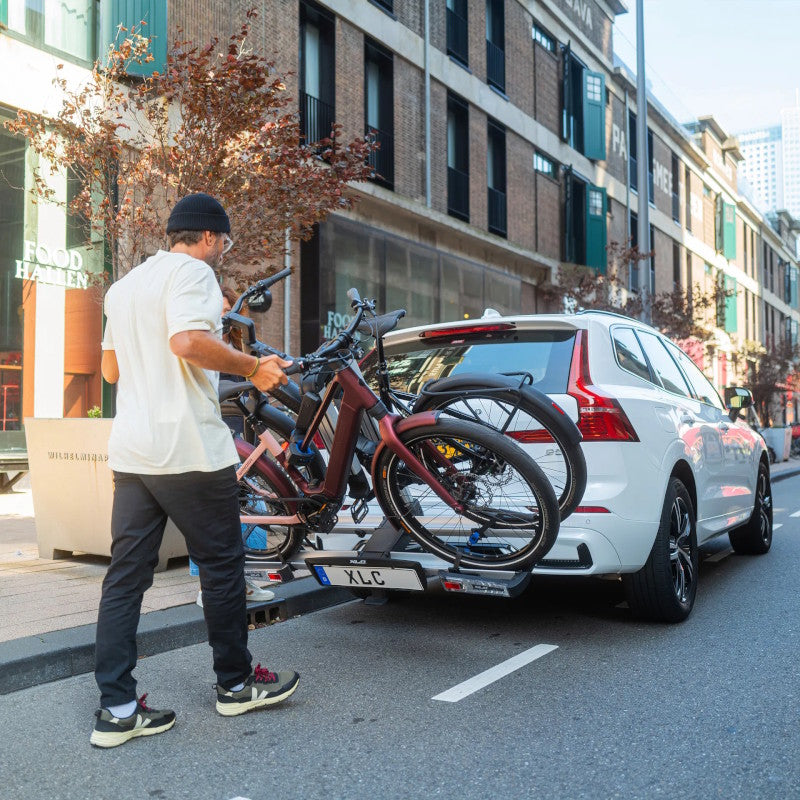 XLC Almada Work-E VC-C07 Foldable Rear Bike Carrier For 2 E-Bikes