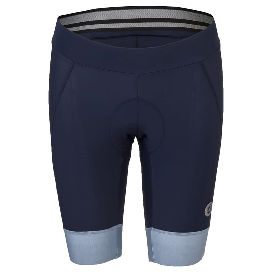 ESSENTIAL II Prime Short Bib Shorts Women Black/Light Blue
