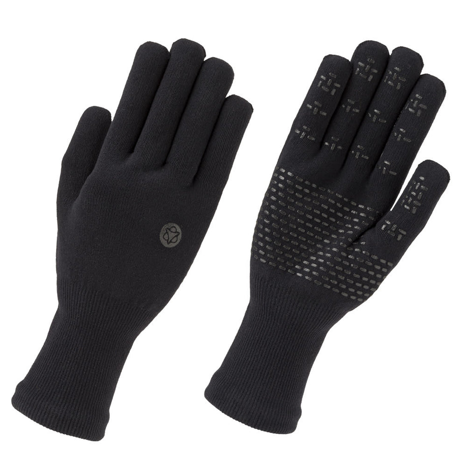 MERINO Gloves with Silicone Black