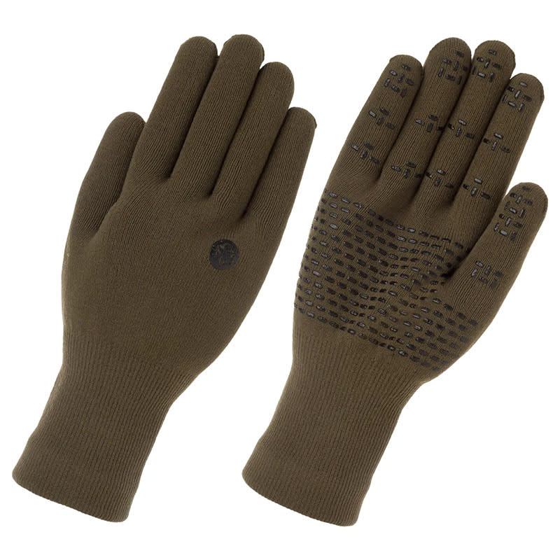 VENTURE Gloves in Merino Army Green