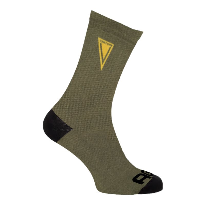 VENTURE Mid-Length Socks Length: 19cm Military Green
