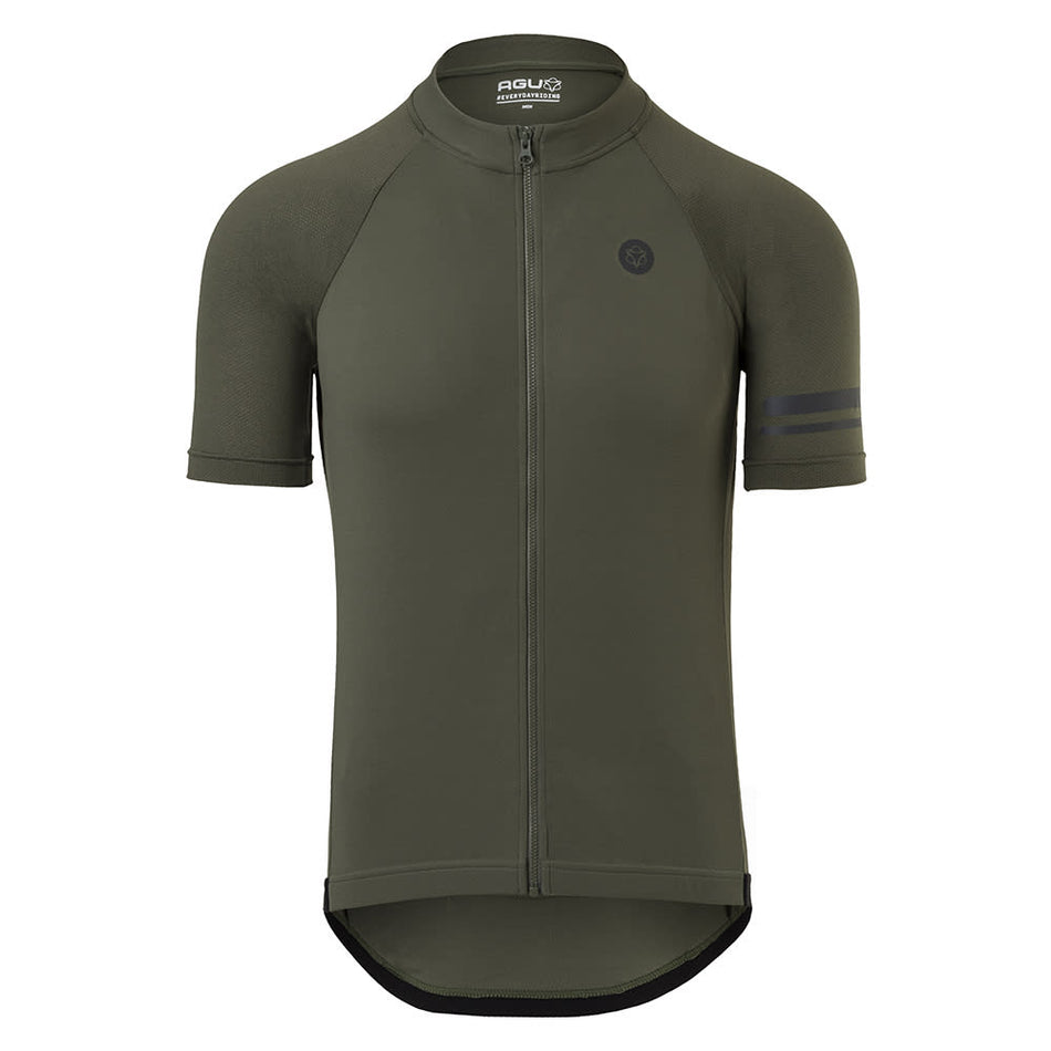 CORE ESSENTIAL Jersey Men Army Green - Short Sleeves