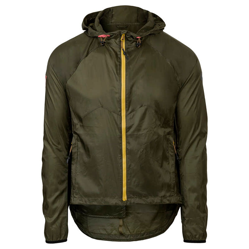 VENTURE Wind Hooded Jacket Unisex Military Green