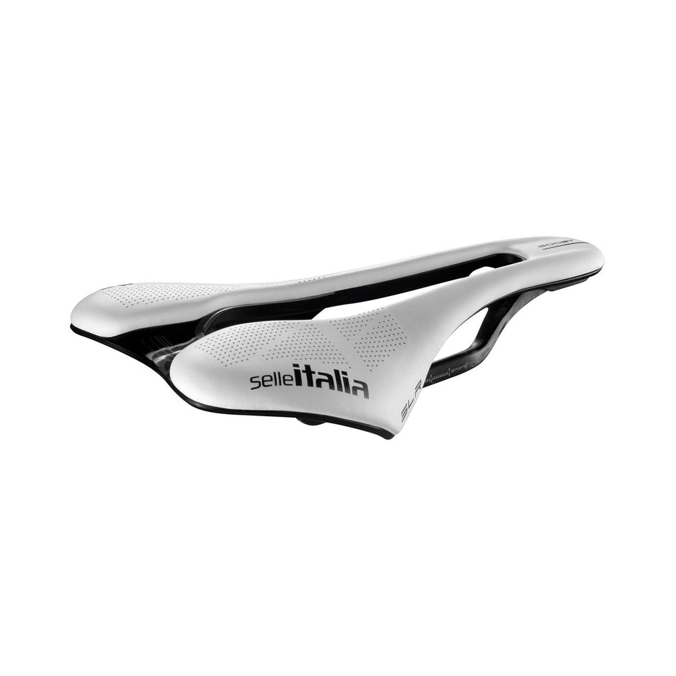 Selle Italia SLR Boost Carbon Superflow Kit Saddle S3 Limited Edition White