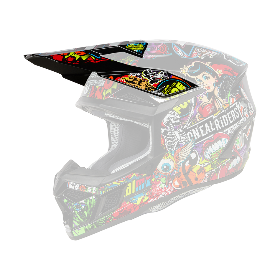 Replacement Visor For 3SRS Crank Kids Helmet