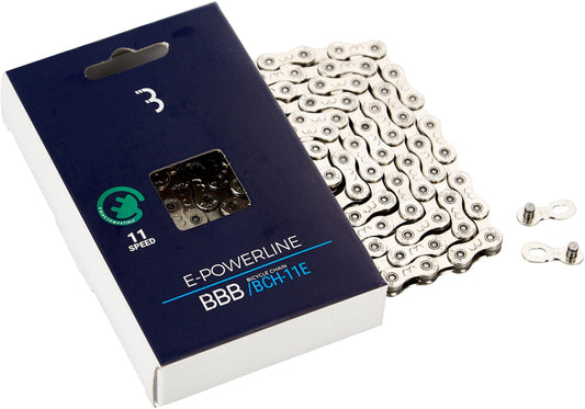 BBB E-Powerline E-Bike BCE-11 a 11 Speed ​​Chain, Silver (2021)