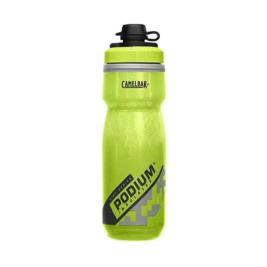 Butelka termiczna Camelbak MTB Podium Seria Dirt Chill 620 ml z limonkową zieloną czapką