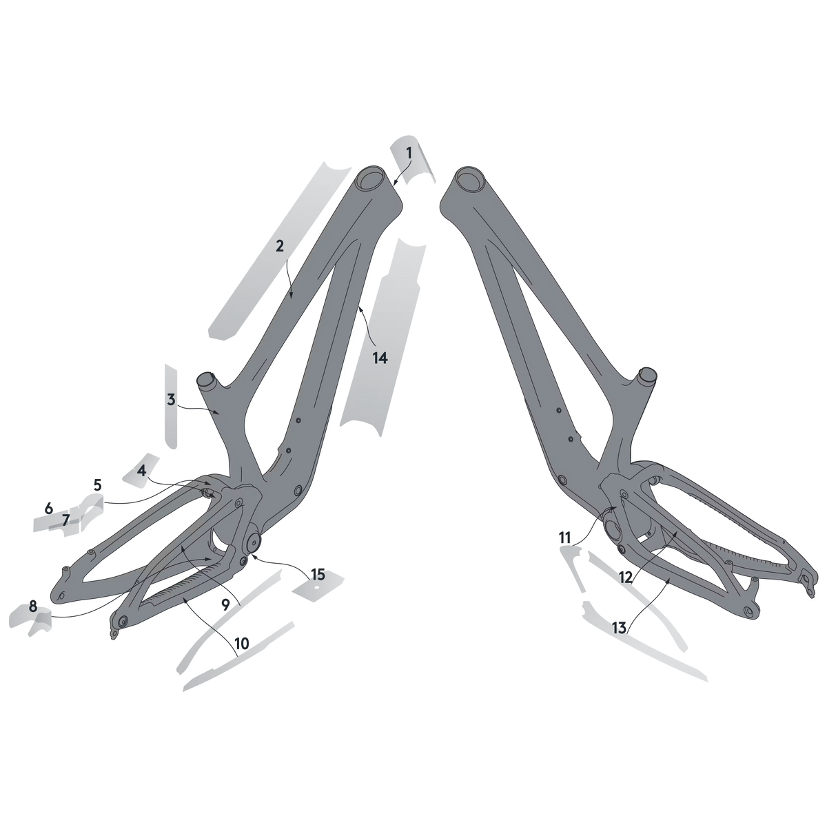 Kit protezione telaio SYNCROS per BOLD LINKIN