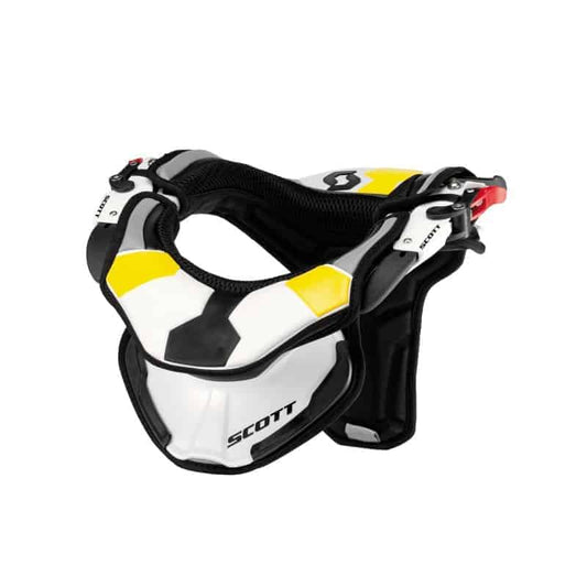 PROTEZIONE COLLO SCOTT NECK BRACE SCOTT BIKE colore BIANCO-GIALLO taglia M