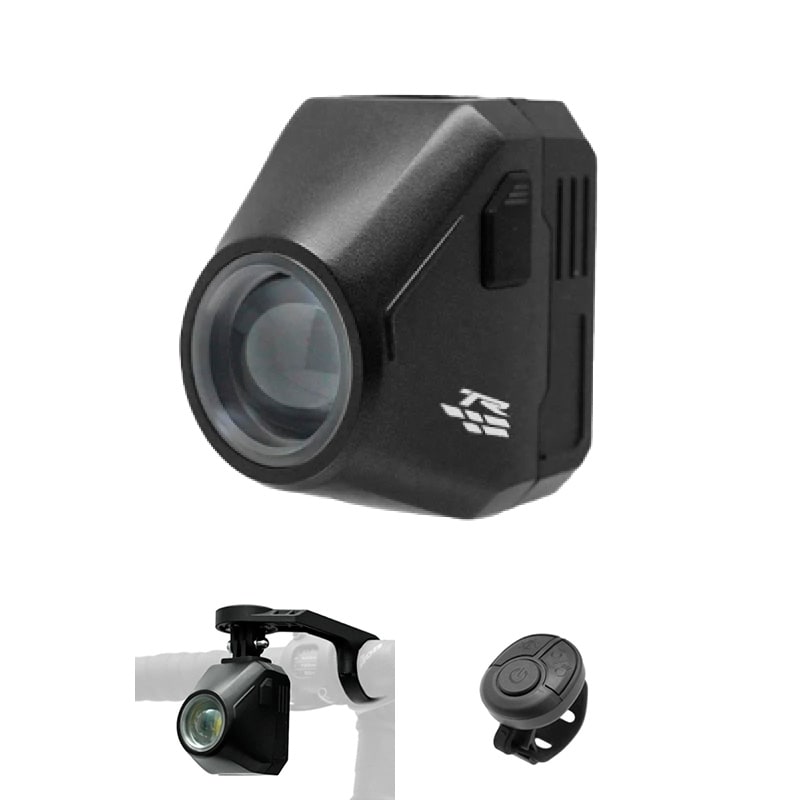 Przednia lampa FOCUS 1600 lumenów USB z pilotem i uchwytem