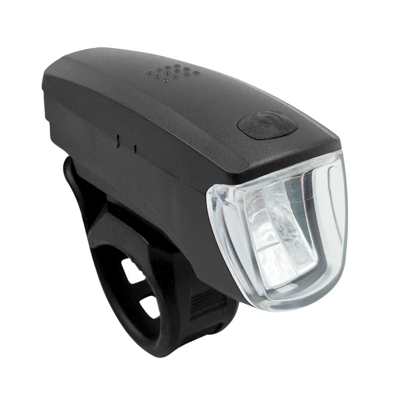 Przednia lampa na baterie POCKET z 5 LED - montaż do kierownicy