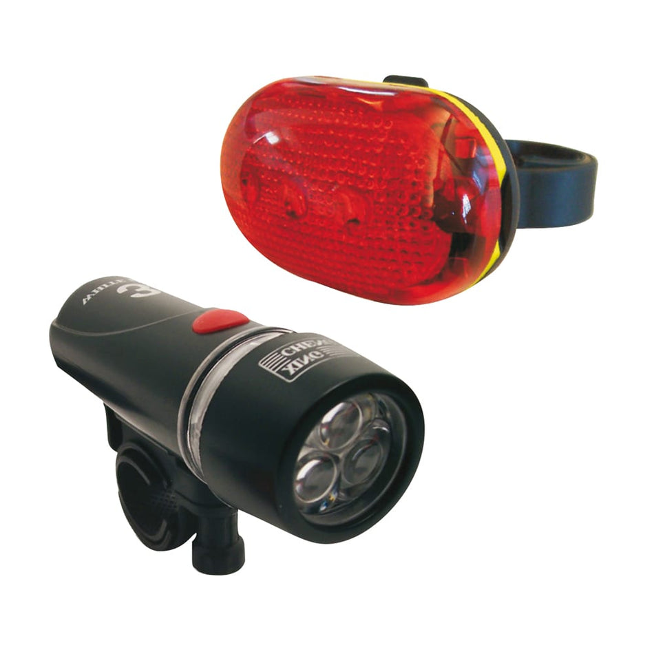 Front+Rear Lights (KIT) Battery Powered with 5+3 LEDs