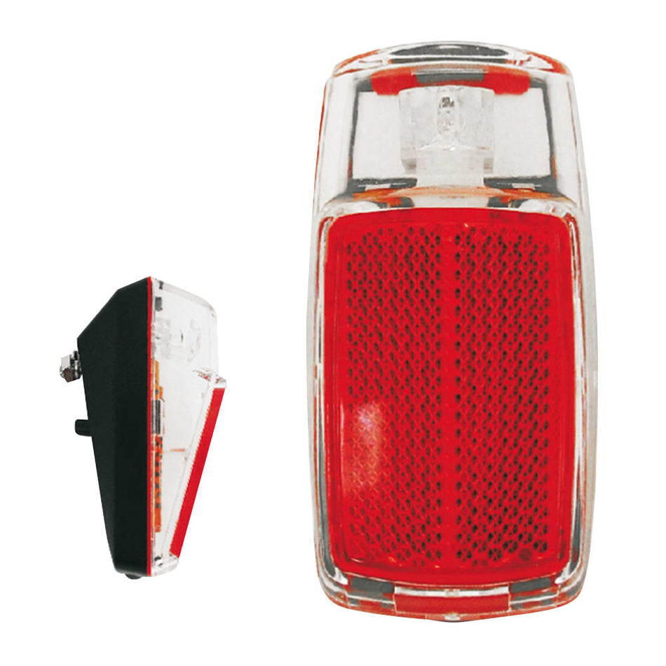 Battery Rear Light 40x75mm with 1 Red LED