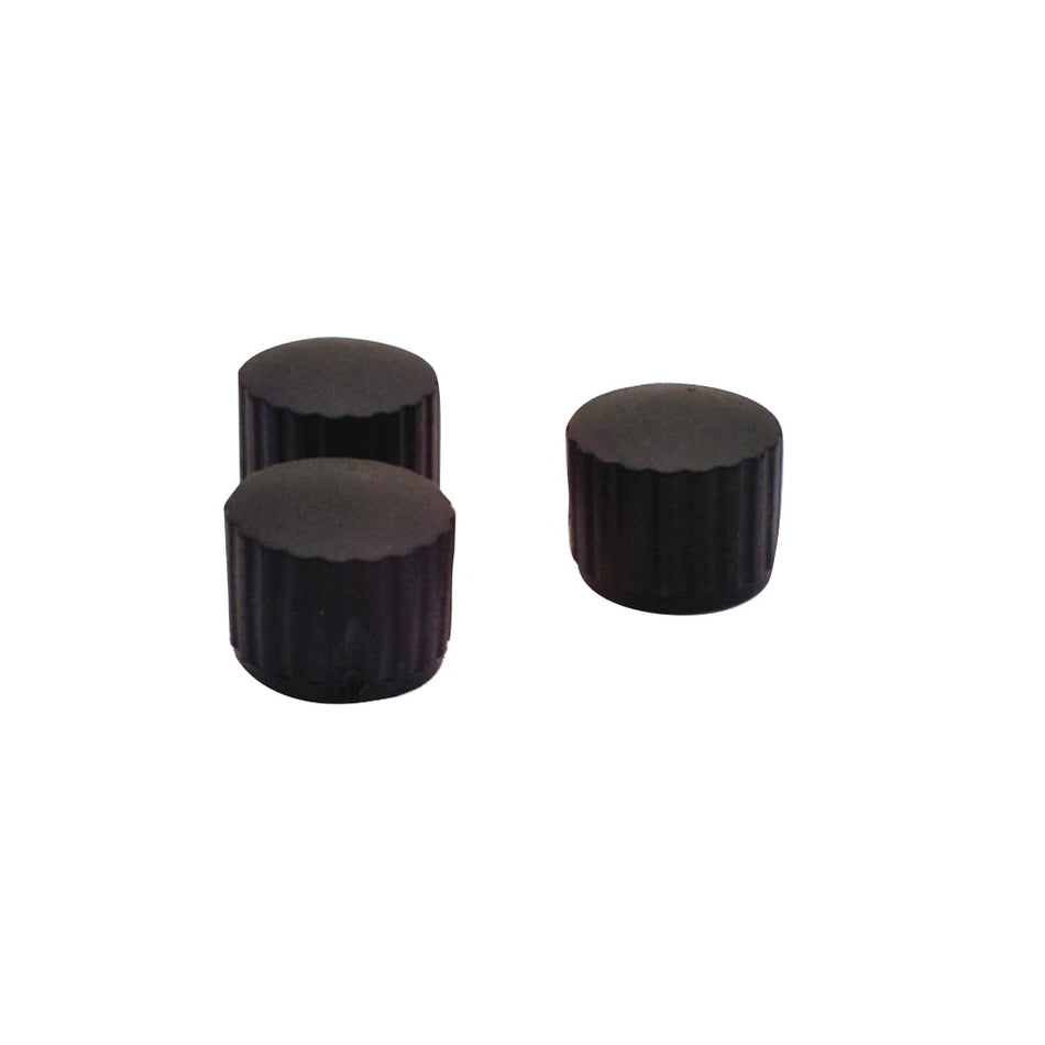 Black Rubber Dynamo Cap (10 Pieces)