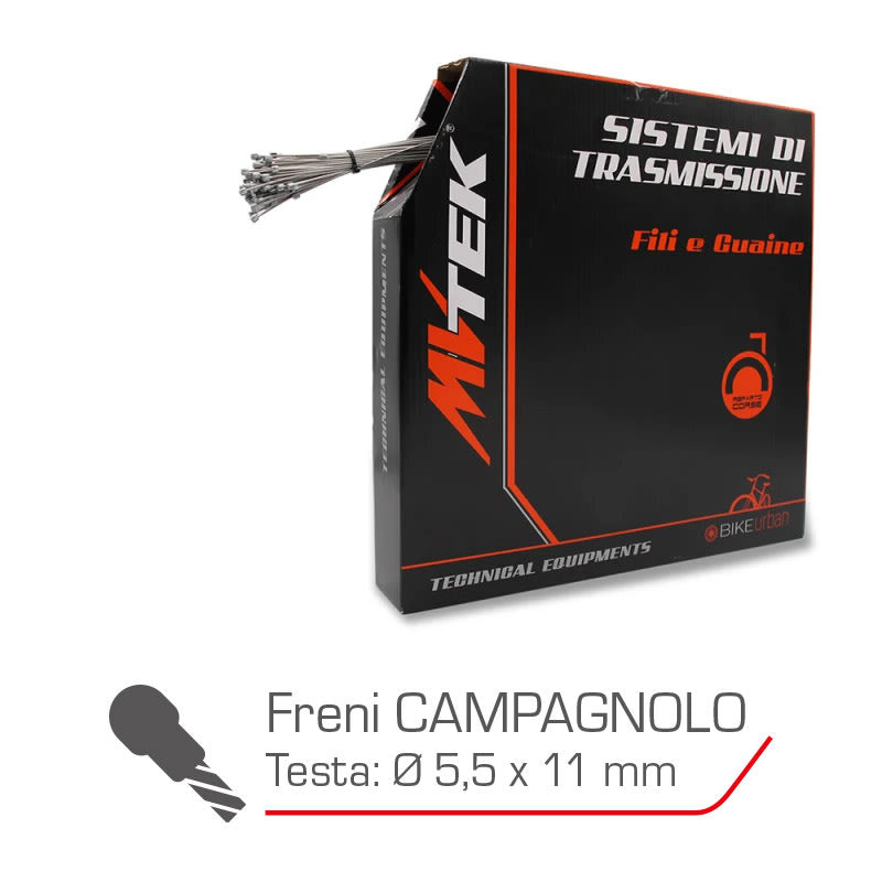 Linka Hamulca CAMPAGNOLO ROAD 1,5x2000mm - Linka Slick Pudełko 100 szt.
