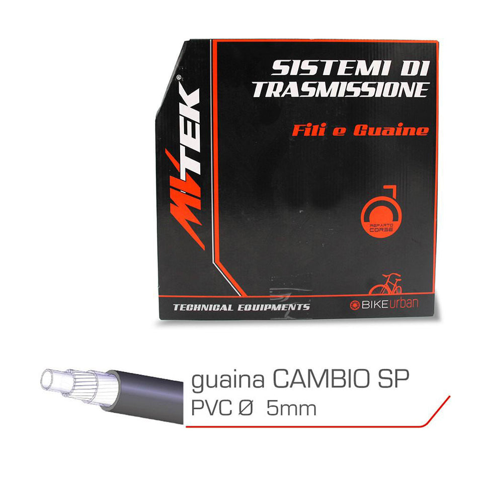Pancerz hamulca 2P Średnica: 5mm x Długość: 30m Czarny