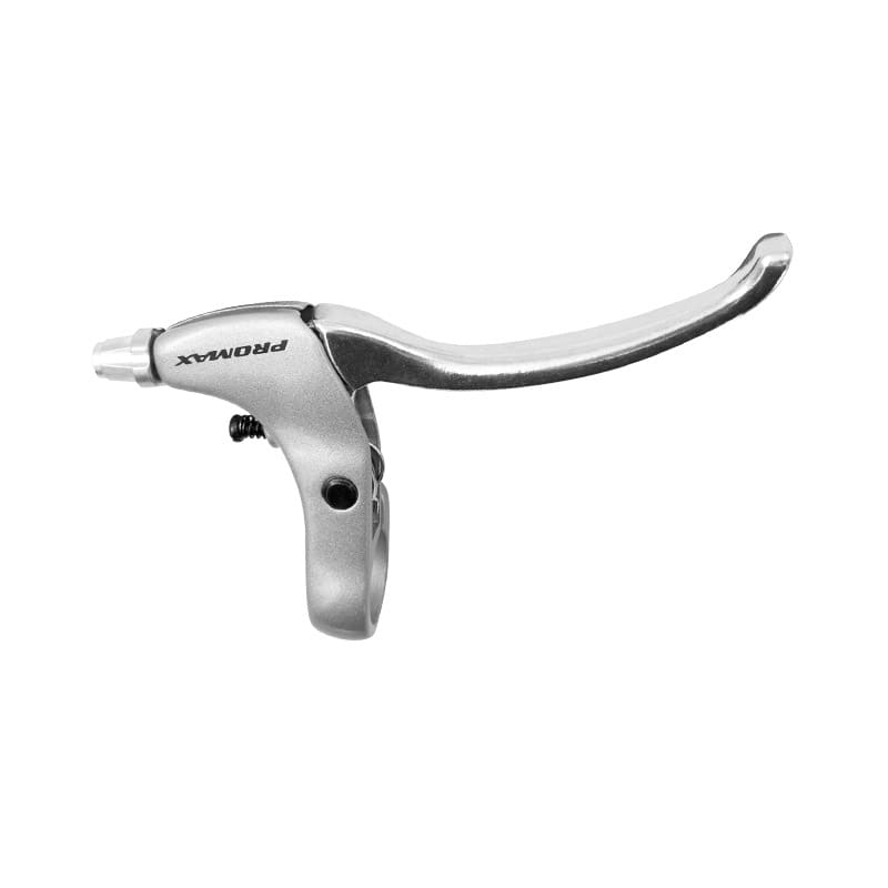 Dźwignie hamulca CITYBIKE 4 palce z aluminium srebrne - blister (para)