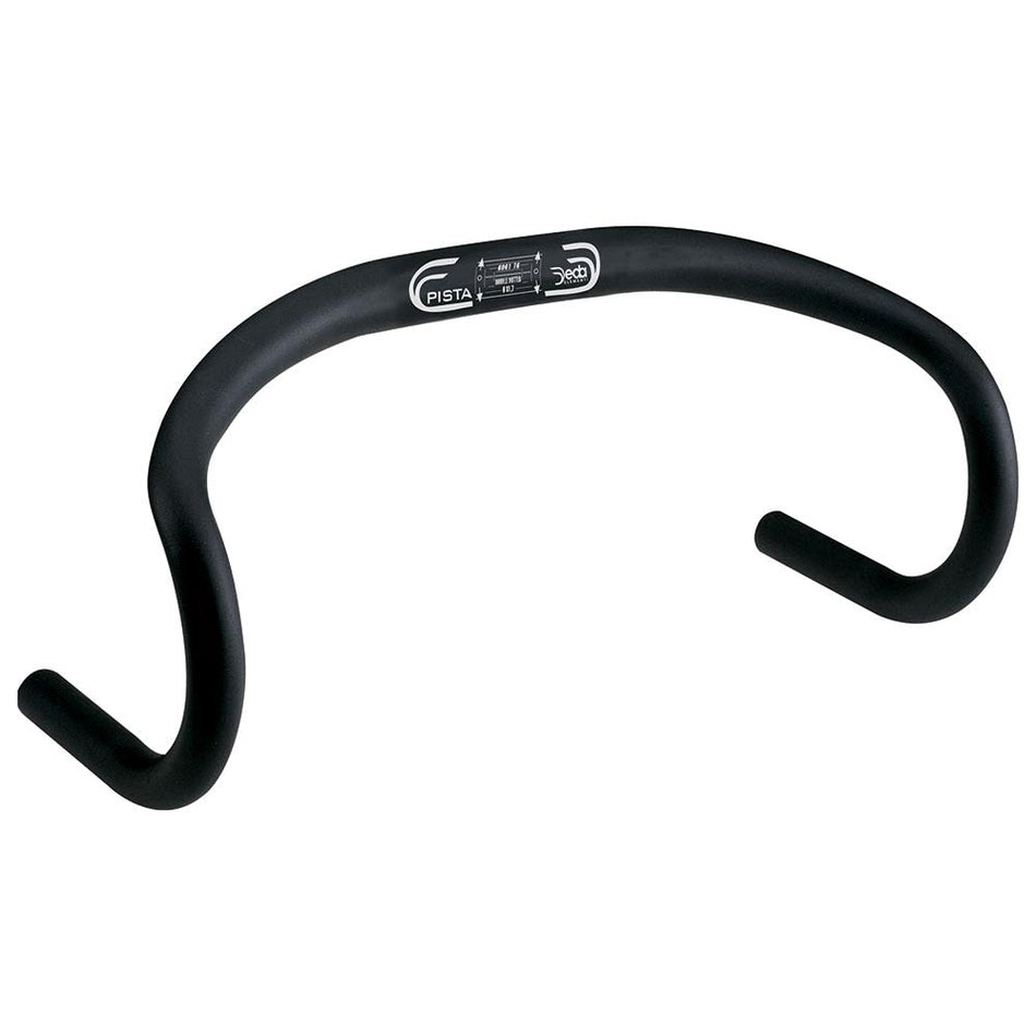 Handlebar 31.7mm x Length: 420mm Track in Black Aluminum