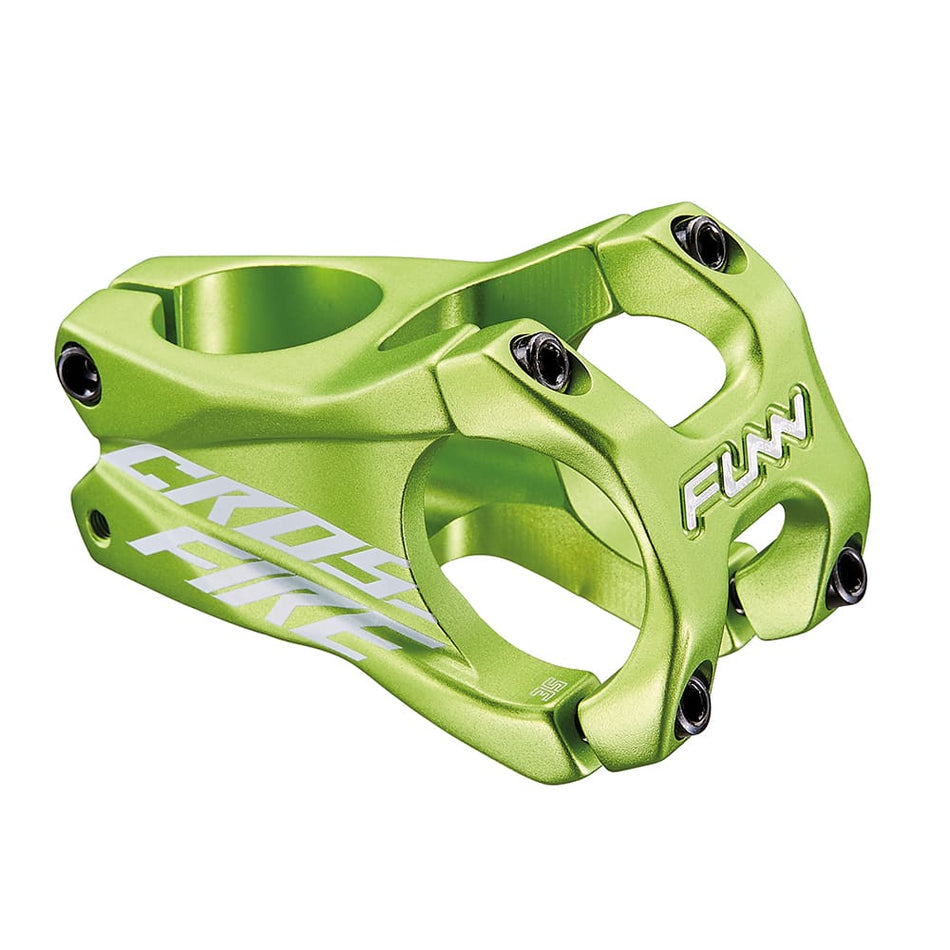 Mostek kierownicy CROSSFIRE 31,8x35mm z aluminium Wzniesienie 0° Zielony