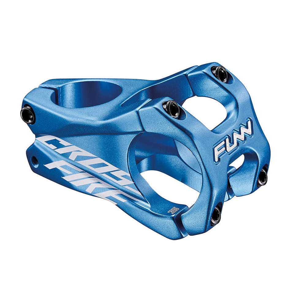Mostek kierownicy CROSSFIRE 31,8x50mm z aluminium Wzniesienie 0° Niebieski