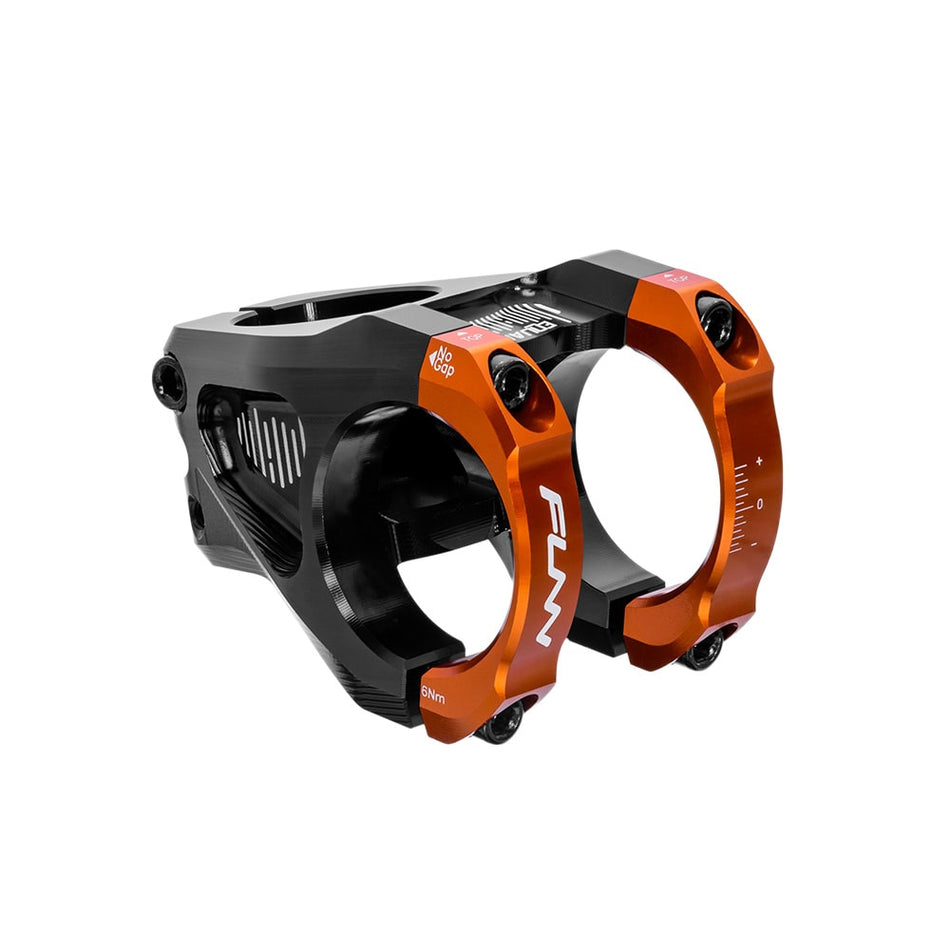 Mostek kierownicy EQUALIZER 31,8x35mm z aluminium Kąt 10° Pomarańczowy