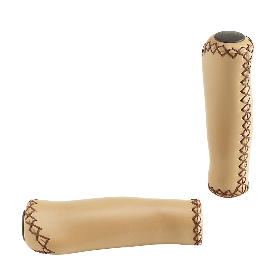 Ergonomic FLASH Grip 135mm Cream Faux Leather