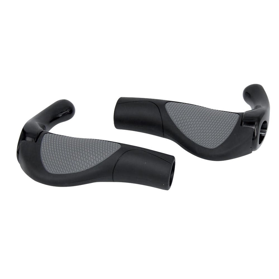 TREKKER PLUS Grip 140+140mm Black/Grey with Extensions