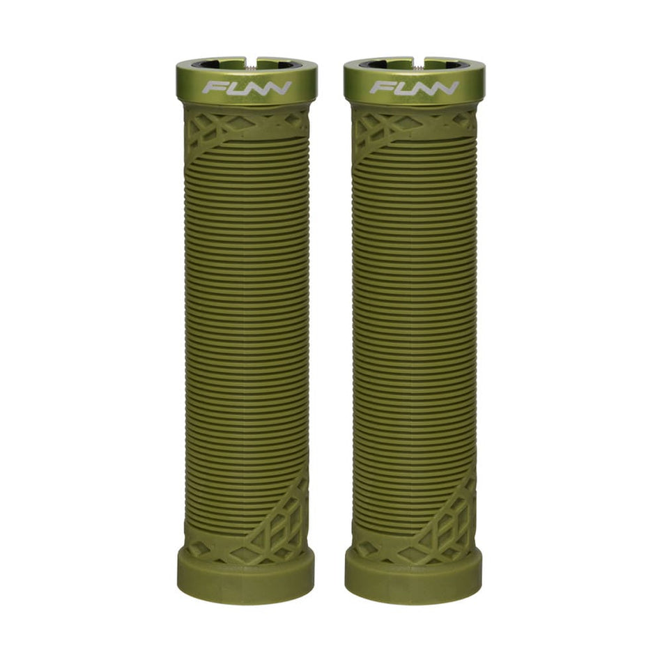 HILT 30mm Lockring Grip Olive Green with Aluminum Collar