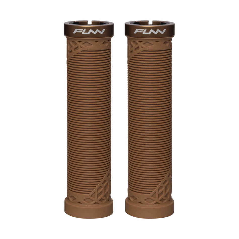 HILT 30mm Lockring Grip Brown with Aluminum Collar