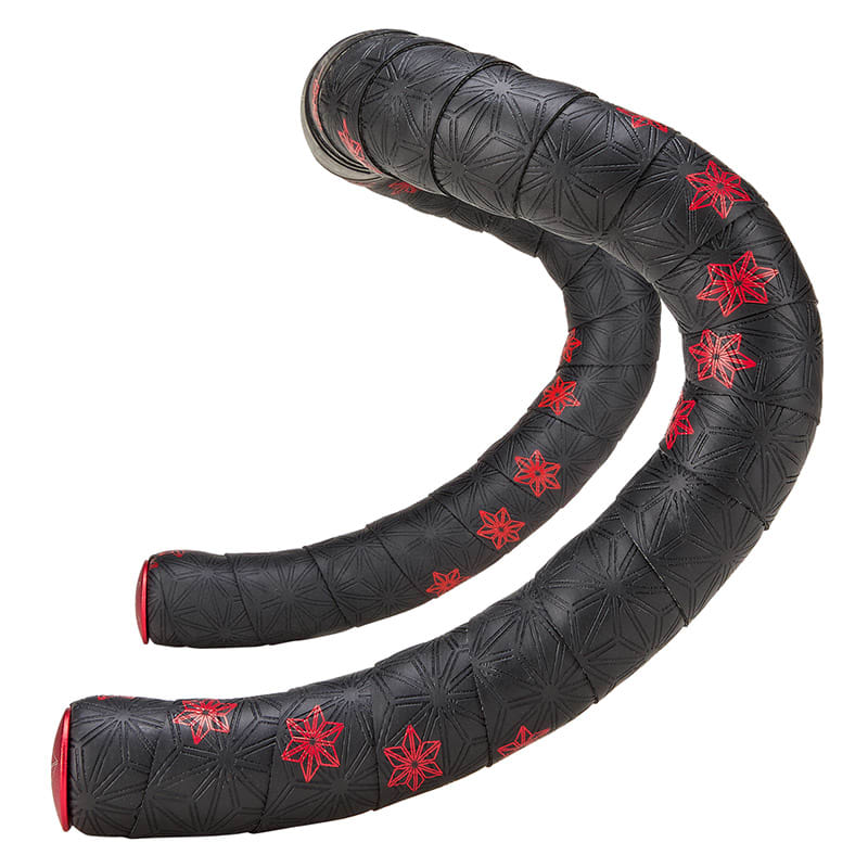 GALAXY Handlebar Tape in Super Sticky Kush Red + Red End Plug