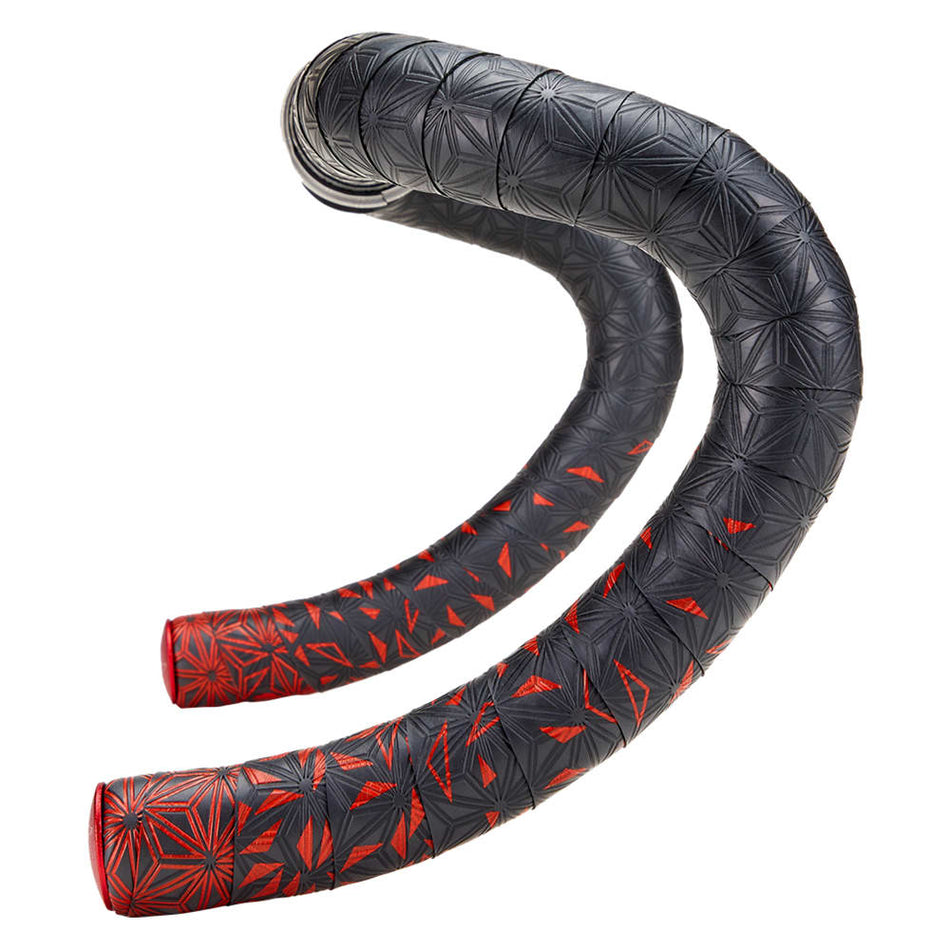 STARFADE Handlebar Tape 2200x30x2.5mm in Red Polyurethane + BT-59 End Cap
