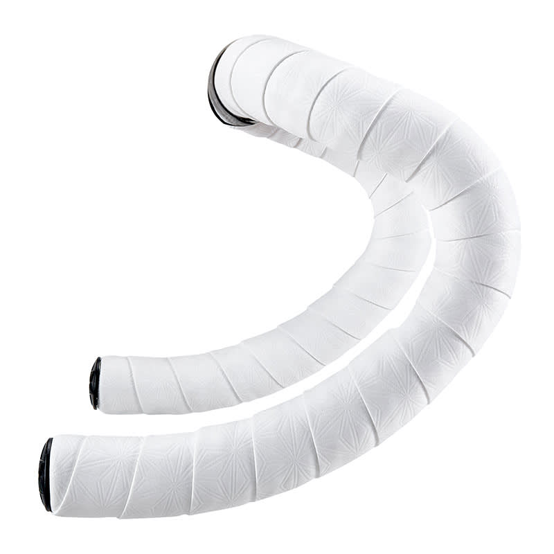Handlebar Tape SUAVE 2200x30x2.5mm in White EVA + Black Plug