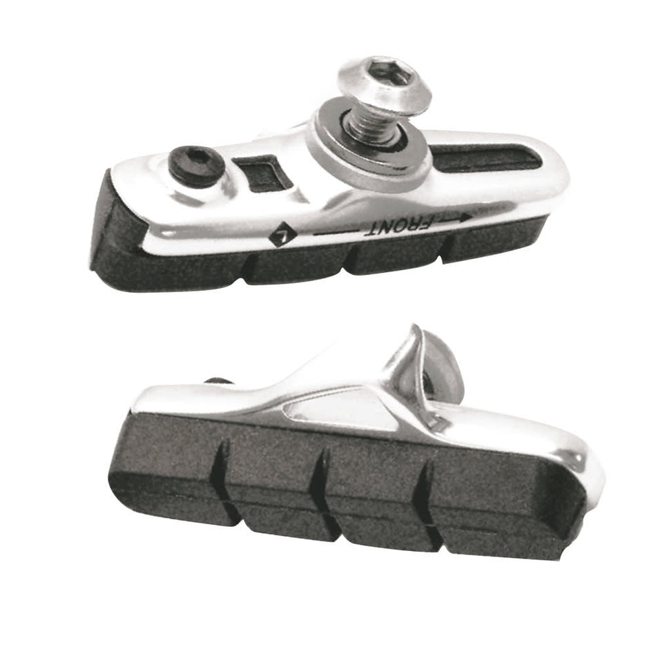 54mm CORSA/ROAD Ultralight Brake Pad Holder Silver with Nut