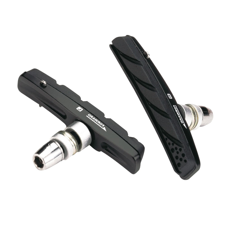 72mm MTB ACQUA Brake Pad Holder in Black Aluminum with Nut