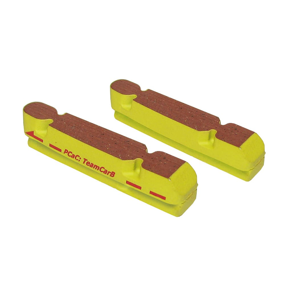 55mm CORSA/TEAM Yellow Brake Pads for Carbon Rims