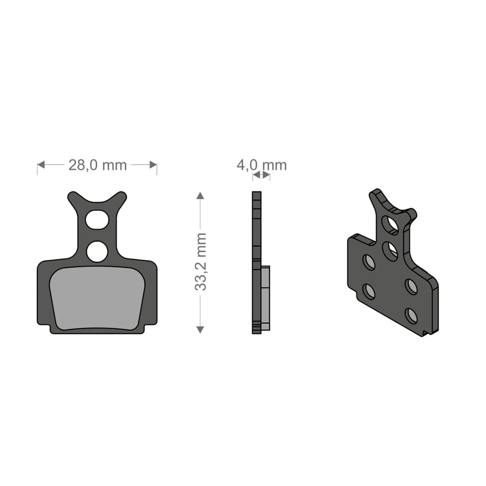 Sinter Tech Pads for T1 RACING/R1/MEGA/RX/CURA FORMULA System