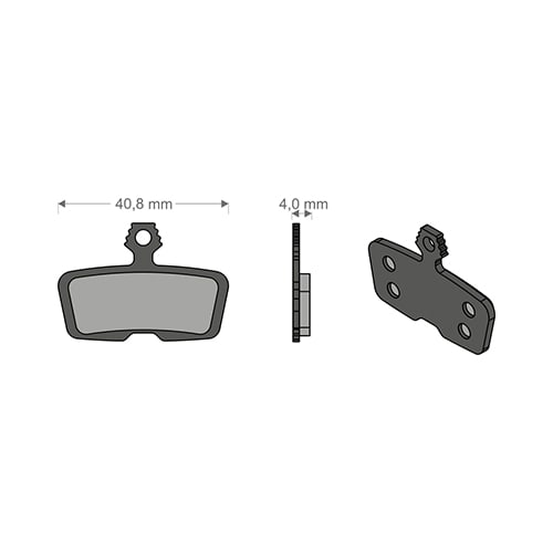 All Around Pads for CODE R/CODE RSC/GUIDE R AVID/SRAM System