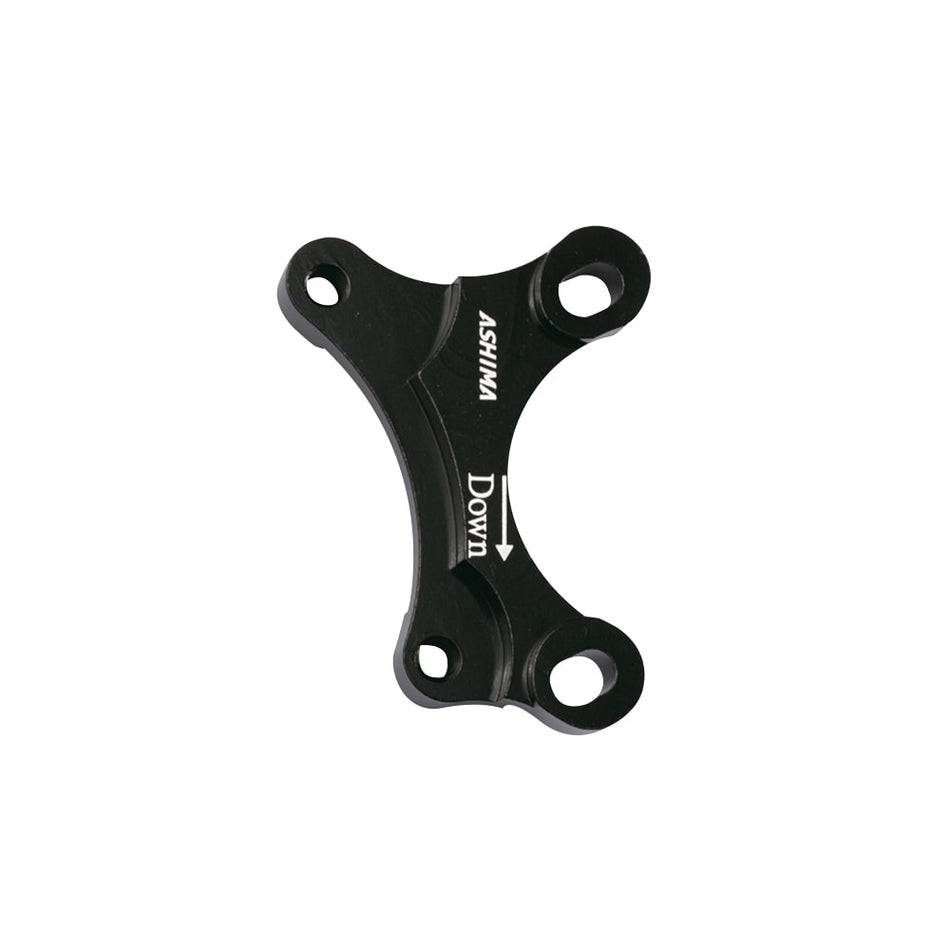 Adapter zacisków hamulcowych AU11 Przód: 180mm / Tył: 160mm Czarny