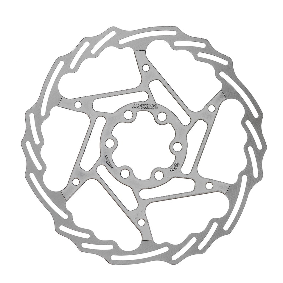 Brake Disc ARO-19 180mm x 130gr Silver - 6-Bolt Mount