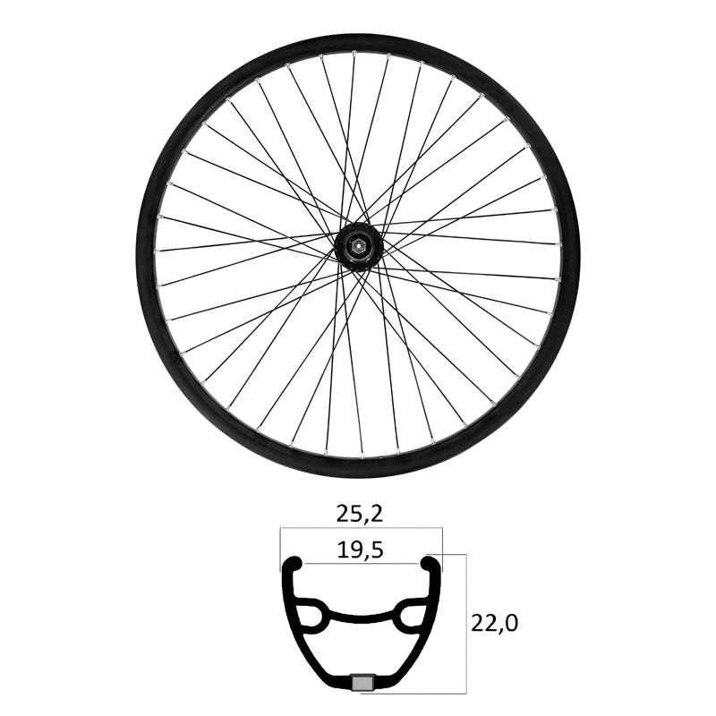 Tylne koło 27,5" E-BIKE TLR Hamulce tarczowe 6 otworów Kaseta 11V