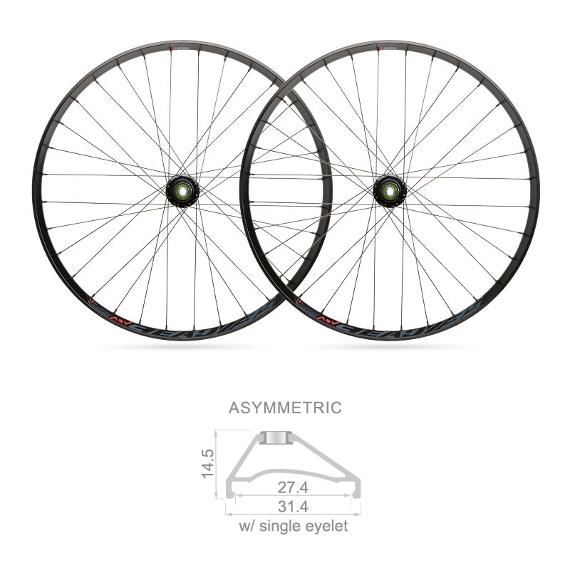 Koła 27,5" x 27mm MTB READY Tubeless Shimano 10/11V (Para)