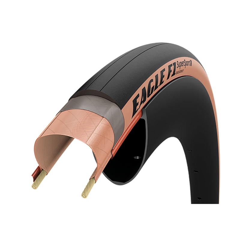 Tire 700x25 EAGLE F1 Supersport R Tubeless Complete Black/Sidewall