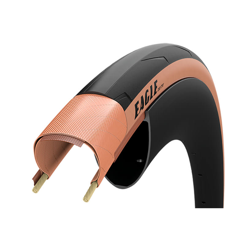 Tire 700x25 EAGLE Tube Type Black/Sidewall