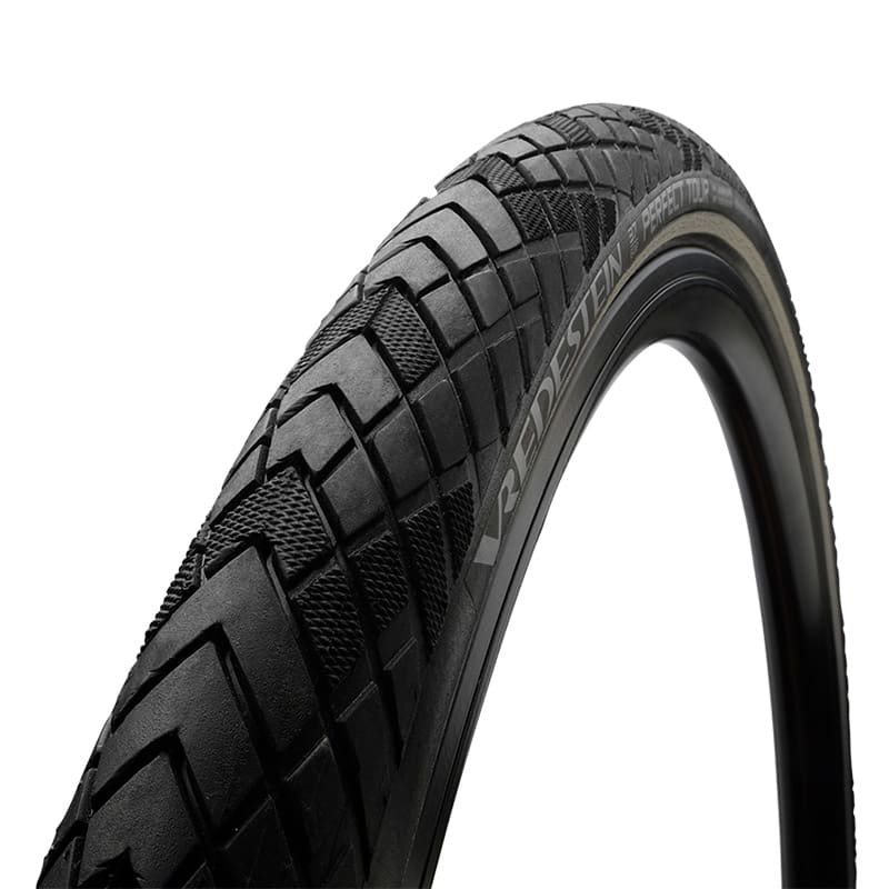 Tire 26x2 PERFECT TOUR 55TPI Rigid Black/Reflective 3mm