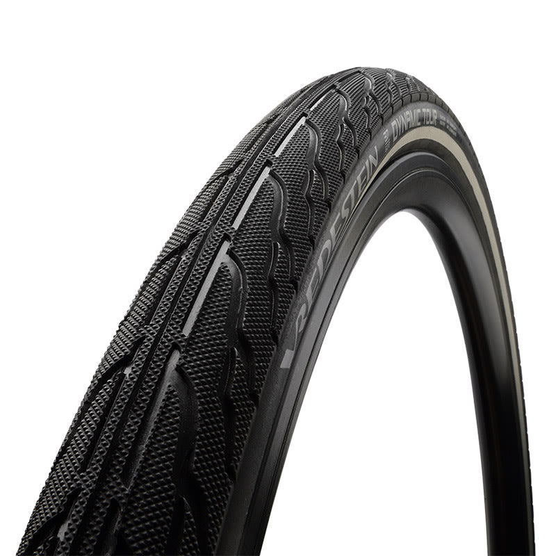 Tire 28x1.5/8x1.3/8 DYNAMIC TOUR 30TPI Rigid Black/Reflex