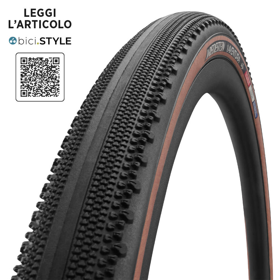 Tire 700x50 AVENTURA SILK Gravel TLR Black/Sidewall 120TPI