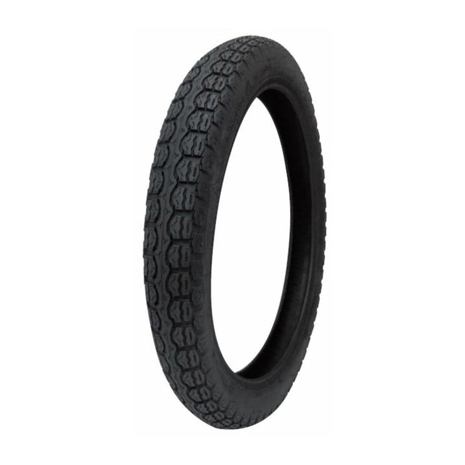 2.1/4-16 MOPED Tire Tube Type Rigid Black Smooth Rickshaw